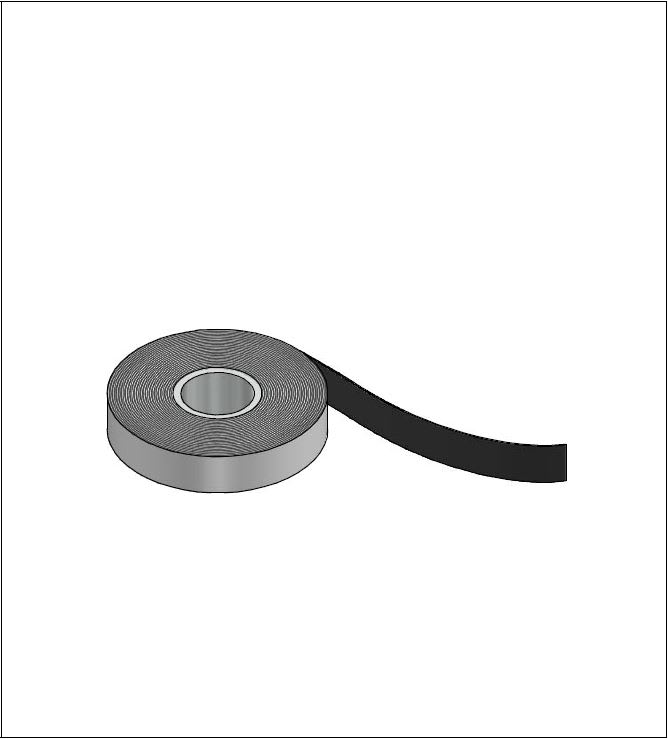 ALUSISTEMI - ALUATL077.R NASTRO GUAINA IN BUTILENE