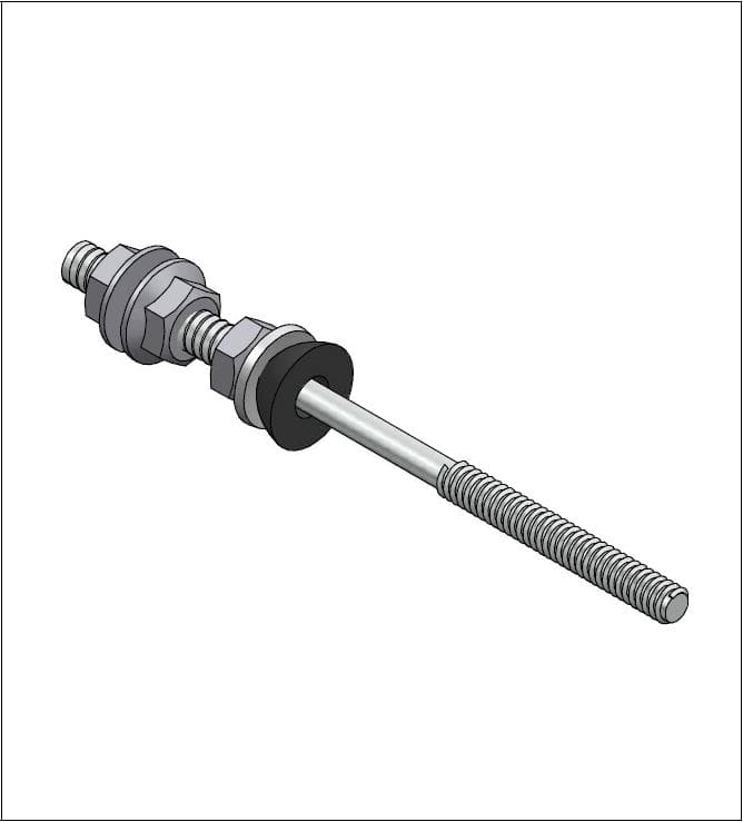ALUSISTEMI ALUATL082.A70.200 VITEAUTOFILETT.D/FILETTO(INOX),M8X200(