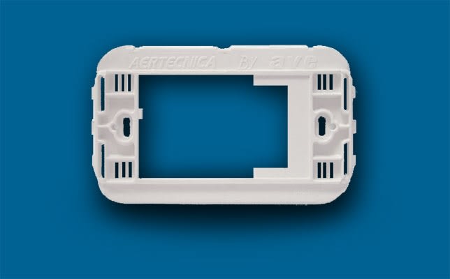 AERTECNICA SPA - ATNNA682 SUPPORTO ADATT. PLACCA AVE BIANCO