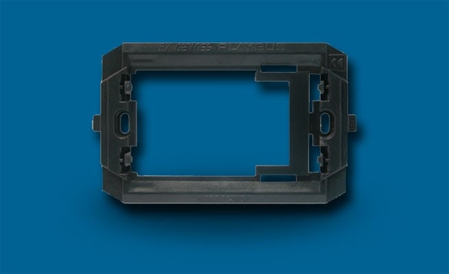 AERTECNICA SPA - ATNNA684 SUPPORTO ADATT.PLACCA GEWISS GRIGIO SCUR