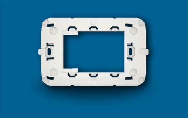 AERTECNICA SPA ATNNA693 SUPPORTO ADATT. PLACCA VIMAR BIANCO