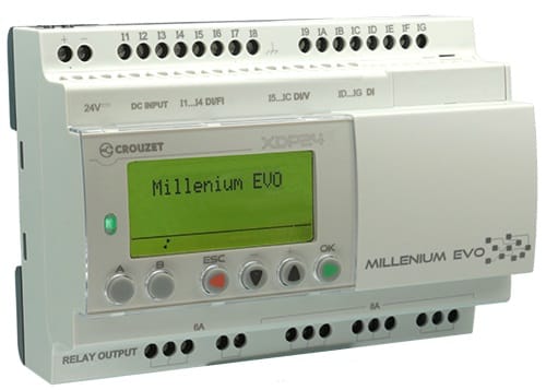CROUZET CRO88975101 MILLENIUM EVO LOGIC CONTROLLER, XDP24, W