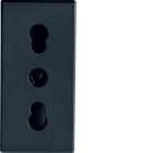 BOCCHIOTTI SPA IBOB02858 PRS BIV.2P+T 16A BK PRESA BIVALENTE