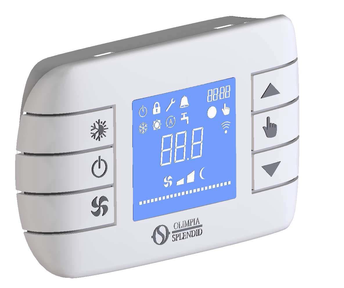 OLIMPIA PROFESSIONAL OLMB0736 KIT CRONOTERMOSTATO LCD A MURO