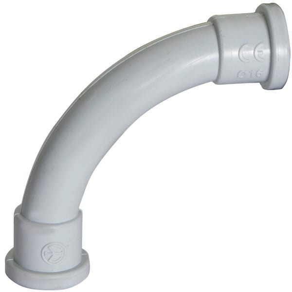 INSET SPA INSB13007 IPC16 CURVA 90 TUBO RIGIDO GRI IP65