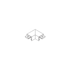 BRILUX GMBH SRL - BRIB600-TMC05 MINI TRACK GIUNTO A L NERO