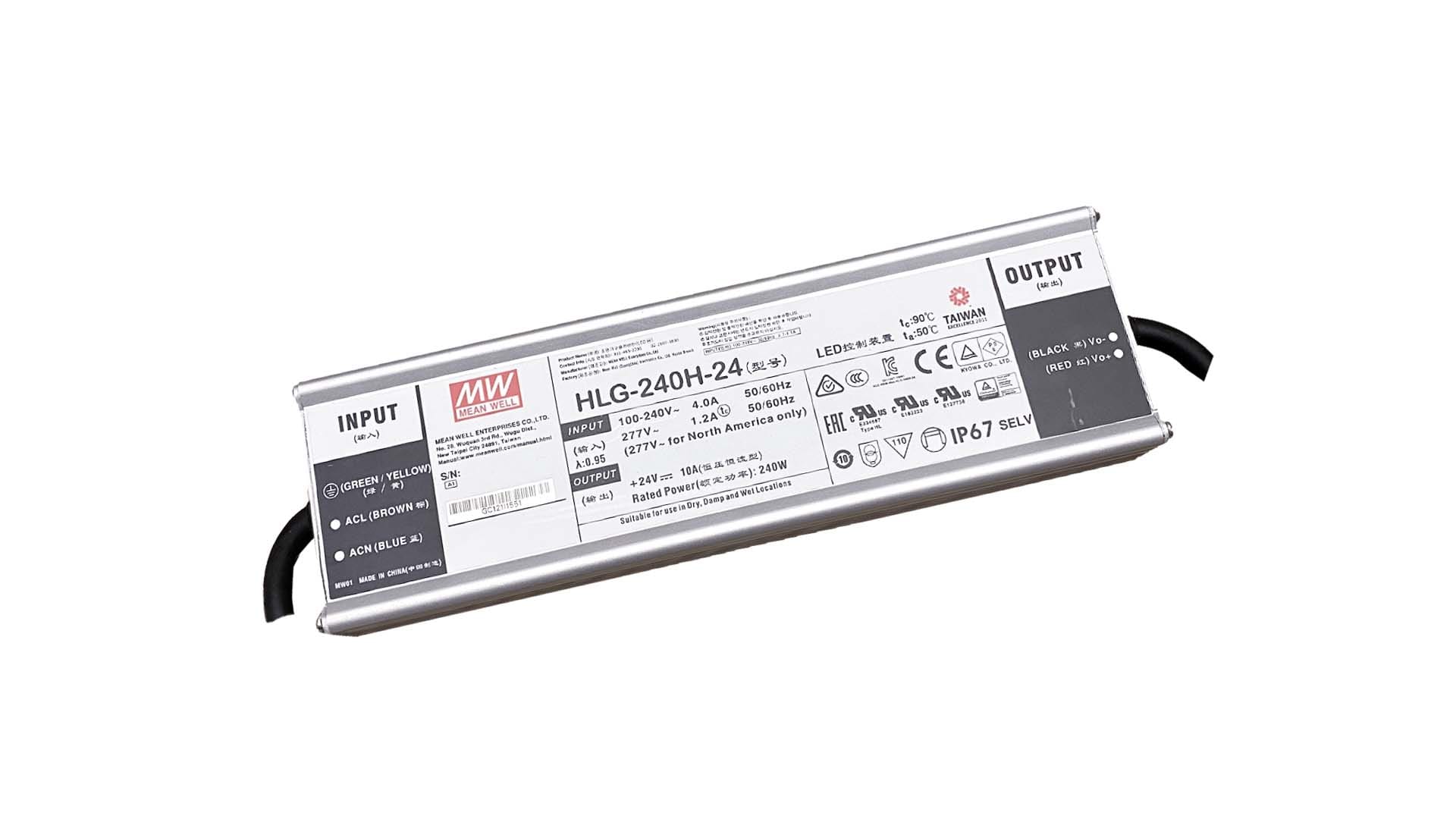 BRILUX GMBH SRL BRIB95-HLG240H24 ALIMENTATORE HLG240H-24 MW IP67 CON PFC