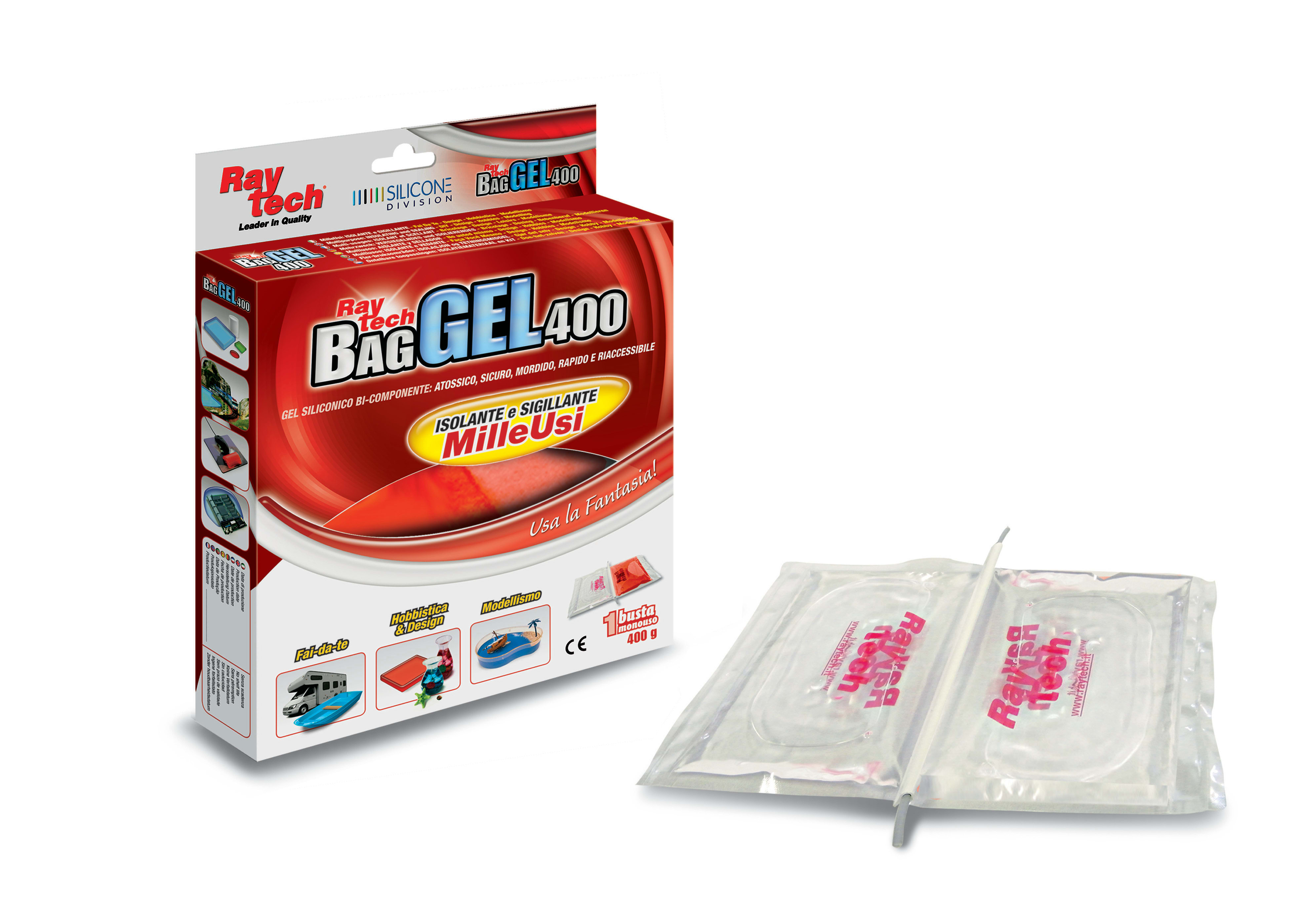 RAYTECH SRL RYTBAGGEL400-T BAG GEL 400-T ISOLANTE TRASPARENTE 400 M