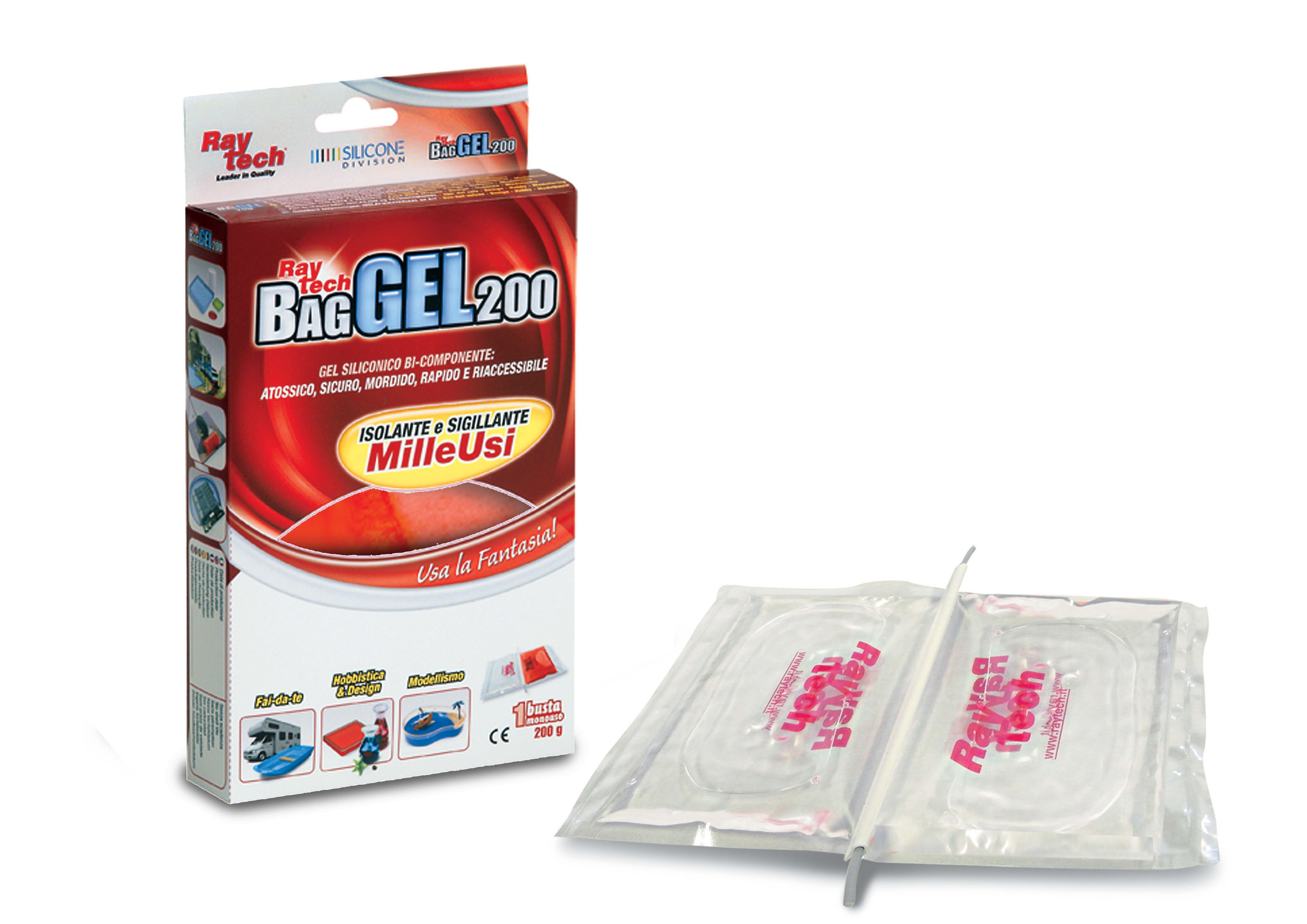 RAYTECH SRL RYTBAGGEL200-T BAG GEL 200-T ISOLANTE TRASPARENTE 200 M