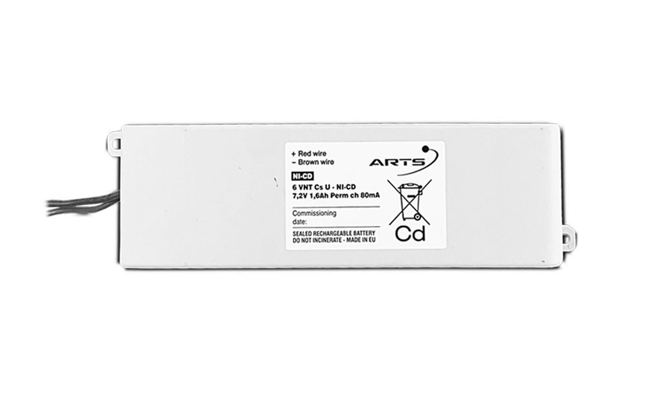 LEF LIGHTING SRL LEFBAT7216PBB BATTERIA A PACCHETTO 7,2V 1,6AH + BOX