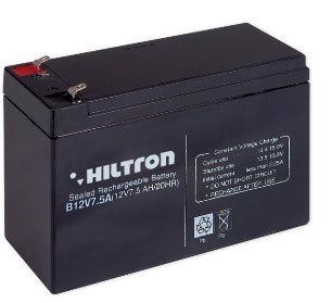 HILTRON LAND SRL - C1AB12V7A BATTERIA AL PIOMBO 12V 7AH, COBAT INCLUS