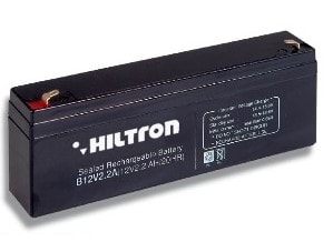 HILTRON LAND SRL C1AB12V2A BATTERIA AL PIOMBO 12V 2AH, COBAT INCLUS