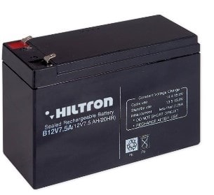 HILTRON LAND SRL C1AB12V7A BATTERIA AL PIOMBO 12V 7AH, COBAT INCLUS
