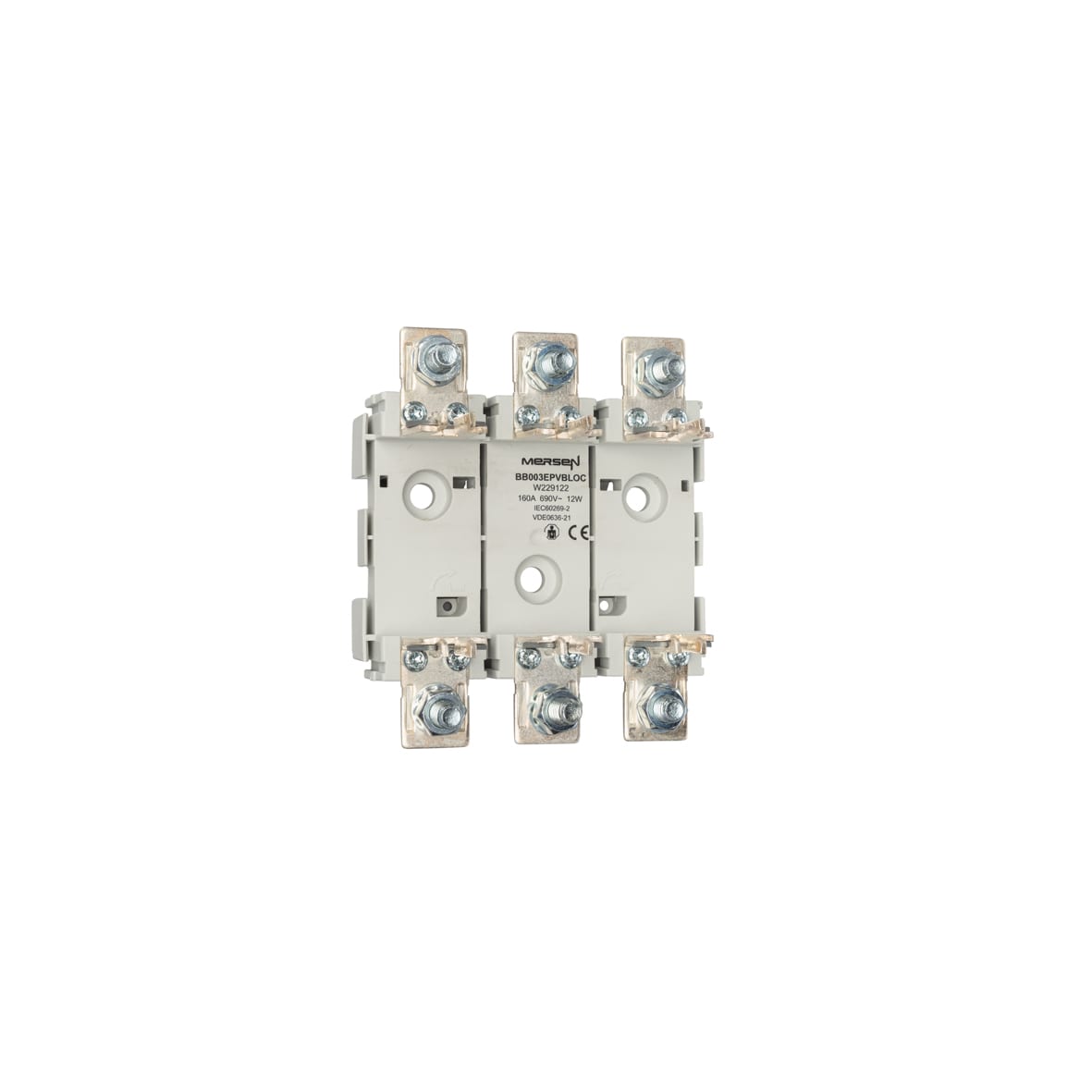 MERSEN ITALIA SPA XESW229122 BASI PER FUS. NH00 PLASTICA 3P BB003EPVB