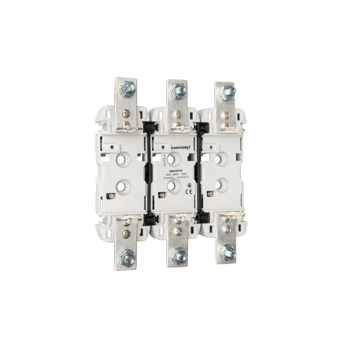 MERSEN ITALIA SPA XESC217214 BASE NH 0-EP F/RAIL. 3P