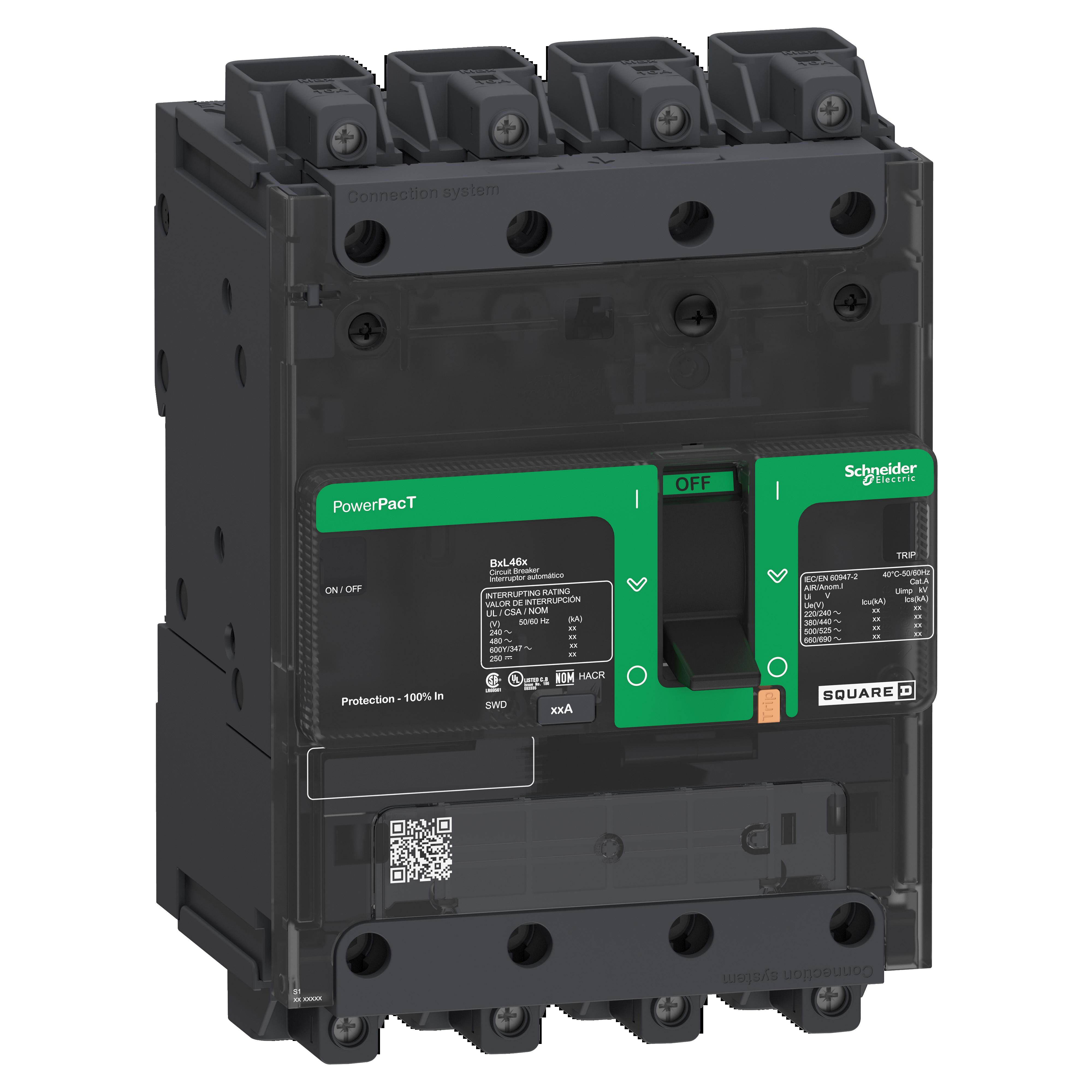 SCHNEIDER ELECTRIC SNRBDL46015LU INTERR.AUTOM.PPB 4P 15A 18KA EVERL