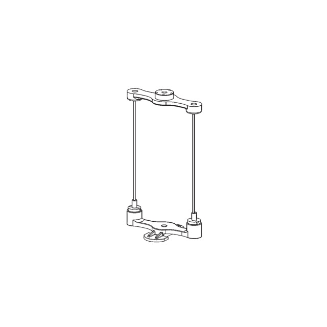 IGUZZINI ILLUMINAZI - IGZ3.BE37.004.0 KIT CAVI SOSPENSIONE A DOPPIO PONTICELLO