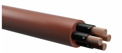 BERICA CAVI SPA BECB84C02050B FS18OR18 300/500 V 2X0,50 MARRONE C