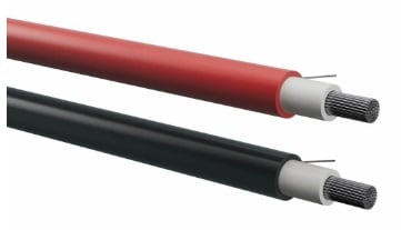 BERICA CAVI SPA - BECB88E01600NB SOLAR CABLE H1Z2Z2-K EN50618 1X6 NERO E