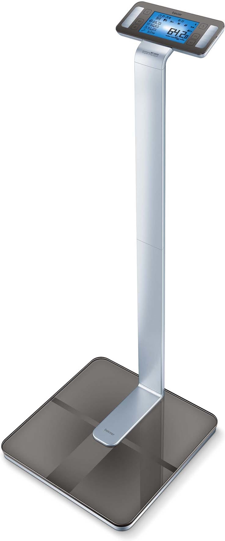 BEURER - BUE74860 Fettanalysewaage b.200kg Glas Dot-Matrix