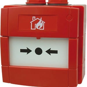 NOTIFIER ITALIA SR NOTW3AR000SGSTCK01 PUL. CONV. ROTT. VETRO IP67 ROSSO