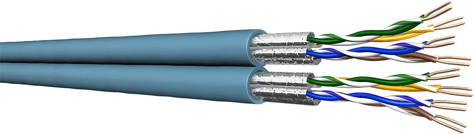 DRAKA - DRA60015555 Datenkabel Kat.6A Duplex U/FTP 2x(4x2xAW
