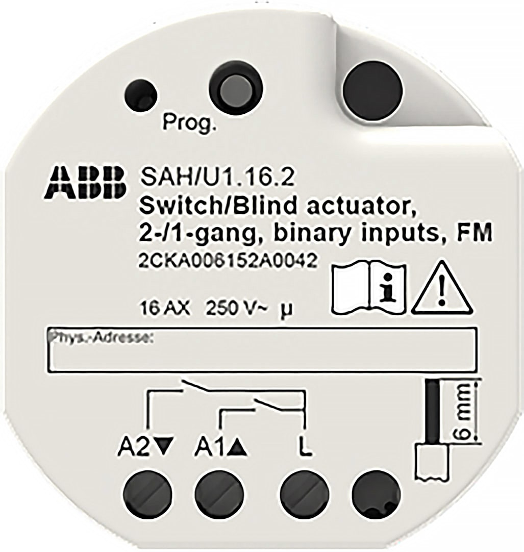 ABB SPA - ABB2CKA006152A0042 SAH/U2.16.2 ATT.TAPP 1 CANALE, 3 INGR.