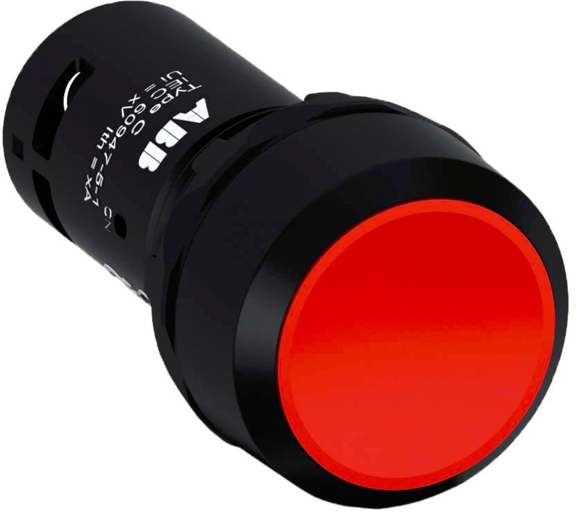 ABB SPA - ABBER 070 3 CP2-10R-10 PUL.STAB.ROSSO G.PLA.NERA 1NA