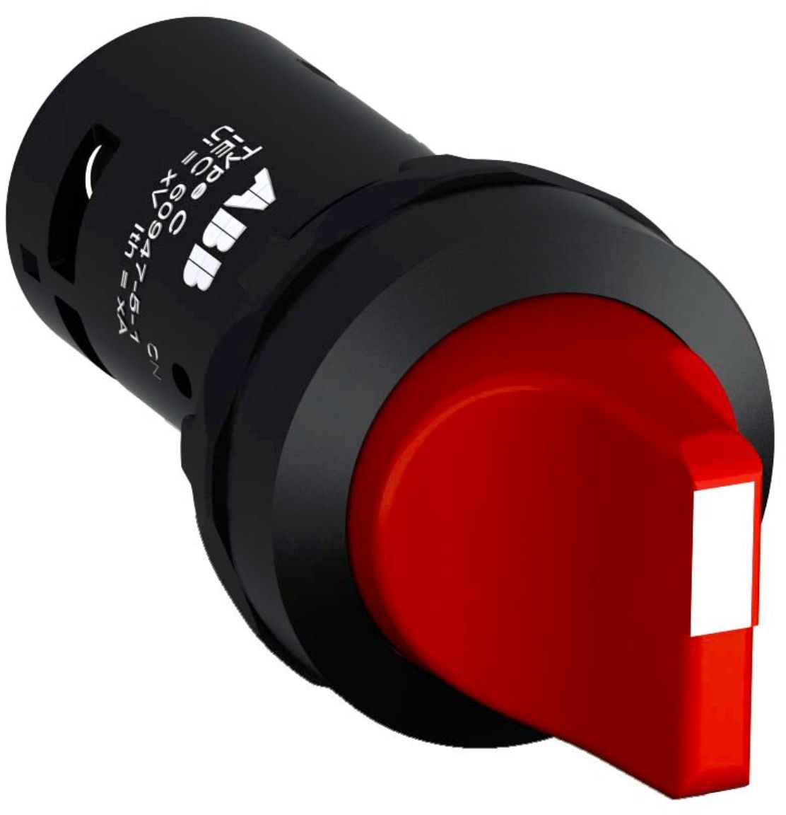 ABB SPA - ABBER 310 3 C2SS1-10R-10 SEL.2POS.ROSSO G.PL.NERA1NA