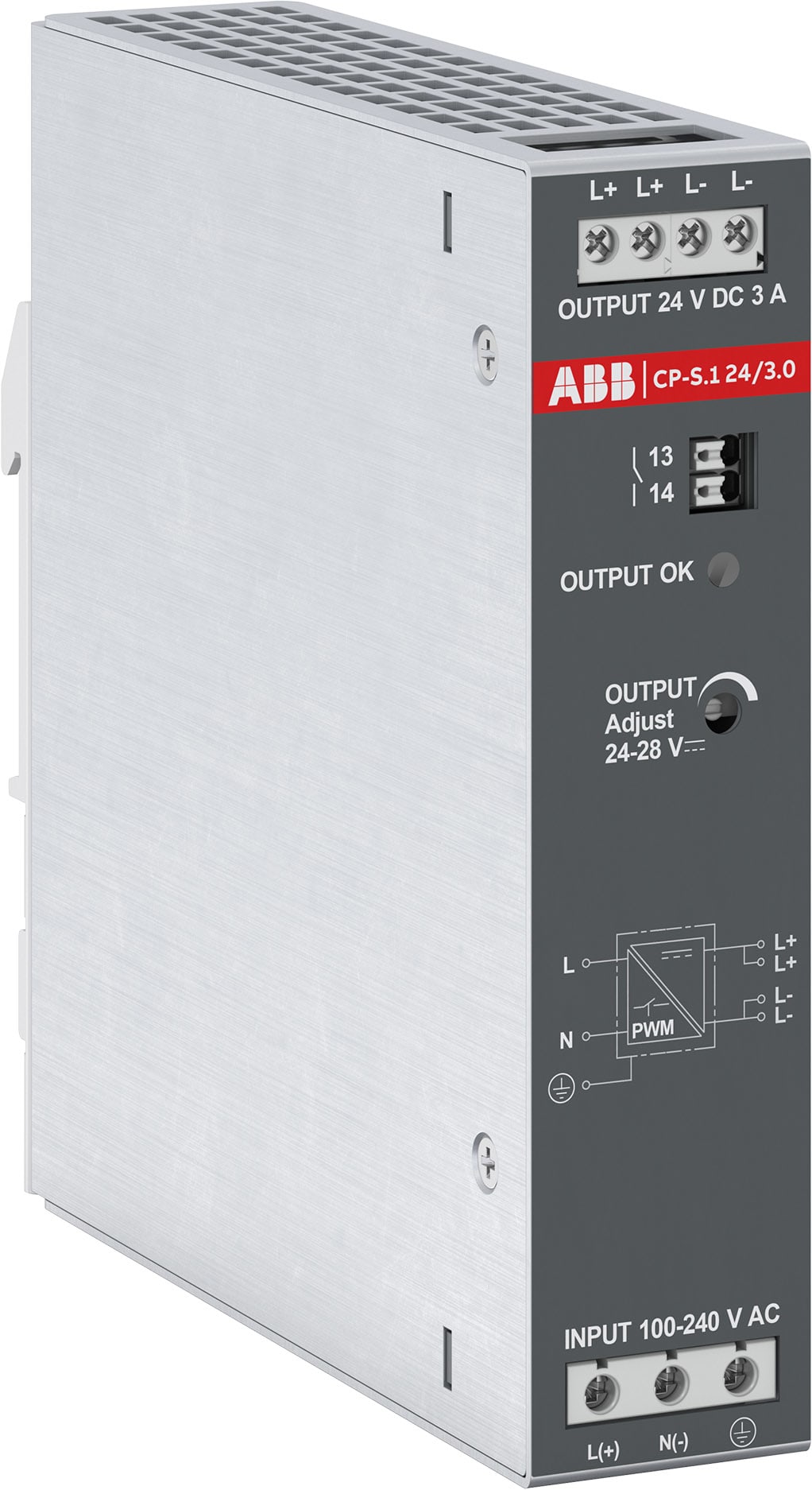 ABB SPA ABB1SVR320361R1000 CP-S.1 24/3.0 POWER SUPPLY
