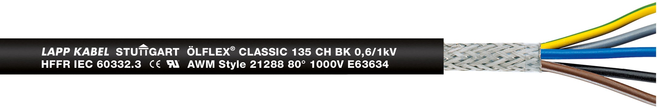 LAPP ITALIA SRL LPP1123493 OLFLEX CLASSIC 135 CH BK 0,6/1 KV 5G16