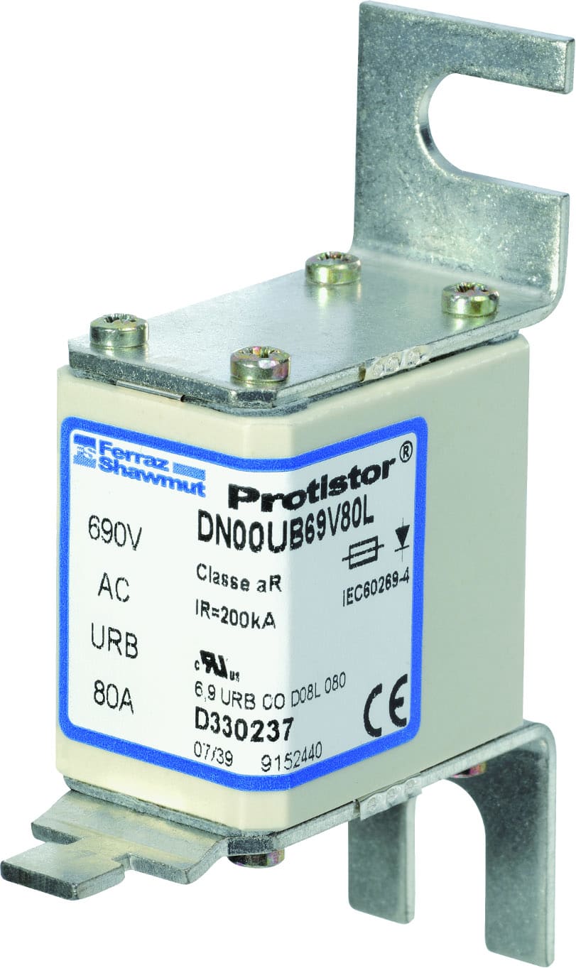 MERSEN ITALIA SPA - XESC330236 FUS. T.00 DIN 690VAC GRB CON PERC. 160A