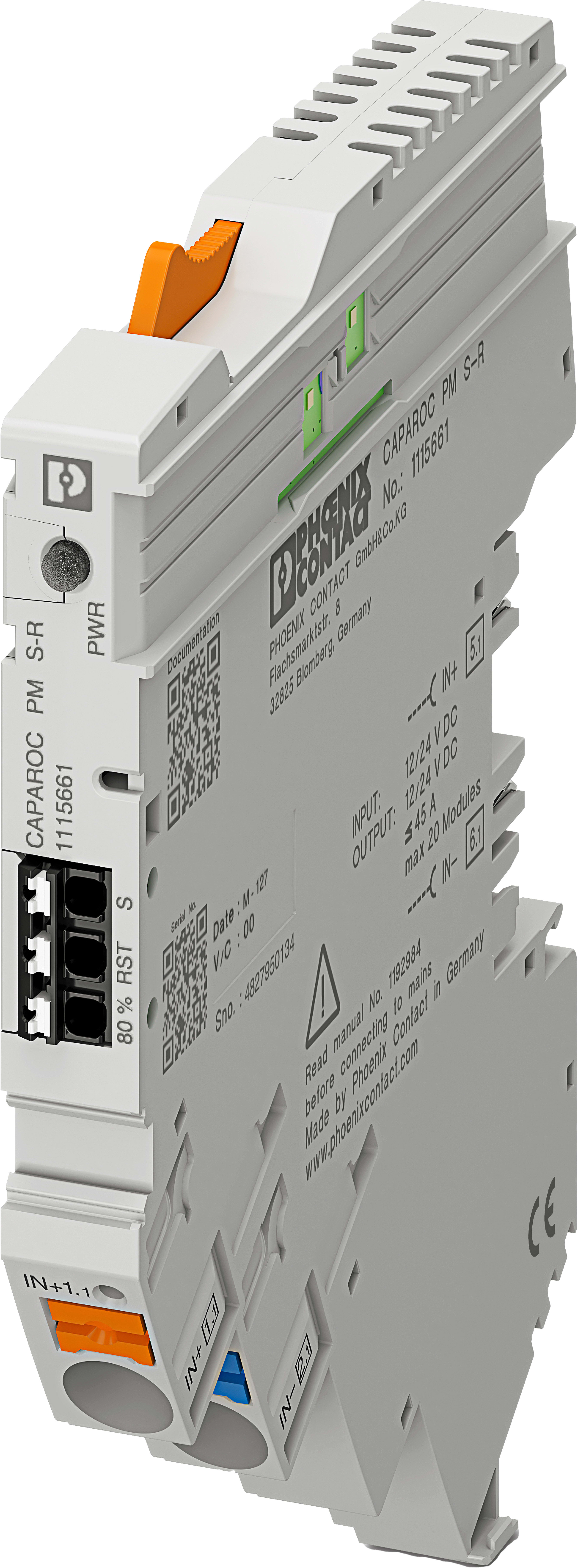 PHOENIX CONTACT PHC1115661 CAPAROC PM S-R MODULO ALIMENTAZIONE S-R