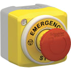 SCHNEIDER ELECTRIC - SNRXALK178W3B140G Pulsantiera Emergenza con etichetta luminosa 24V 2 colori rosso e bianco 1NO+2NC