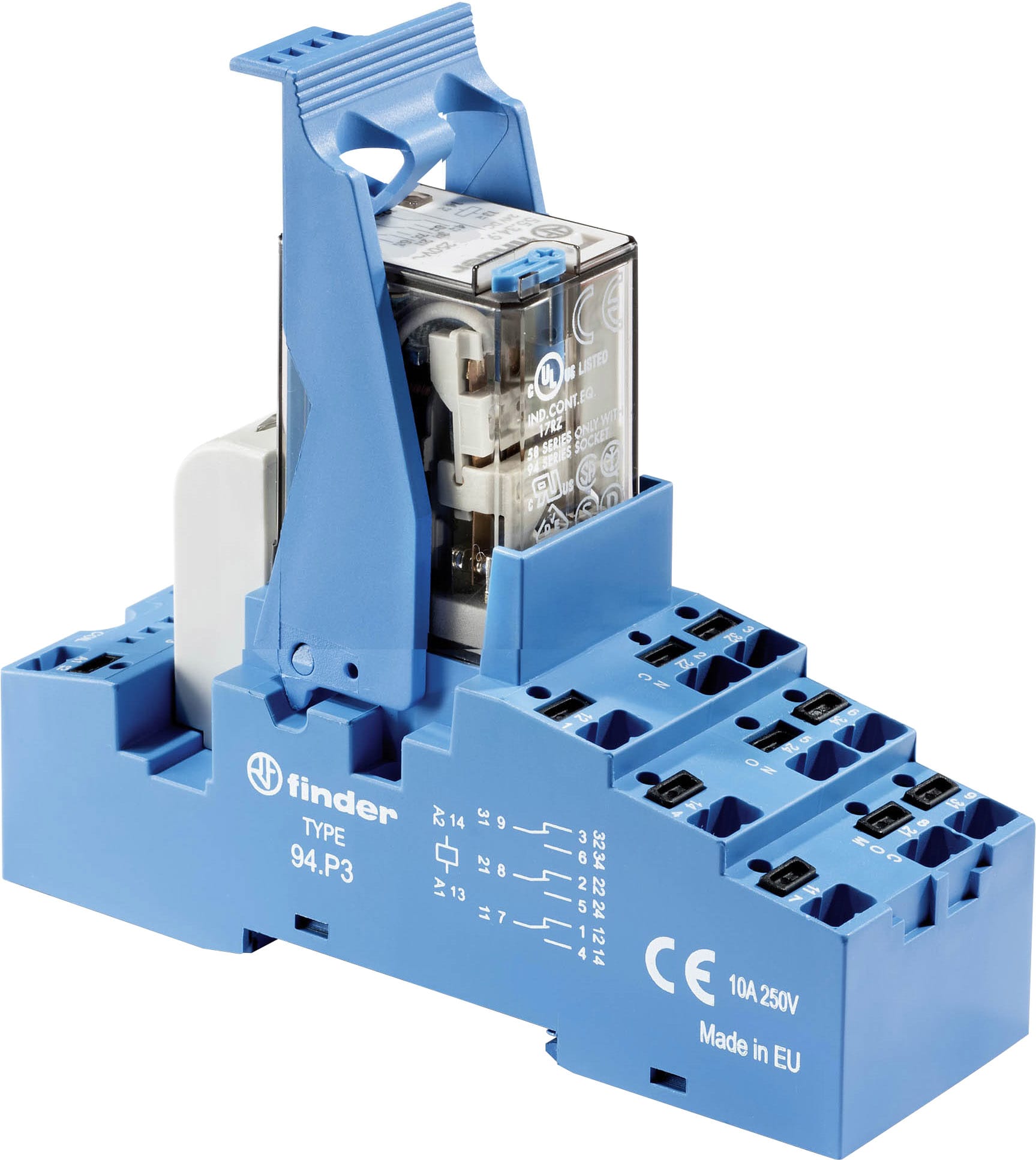 FINDER SPA FIN58P480120060SMA INTERFACCIA MOD A RELE 4 CONTATTO PUSH-