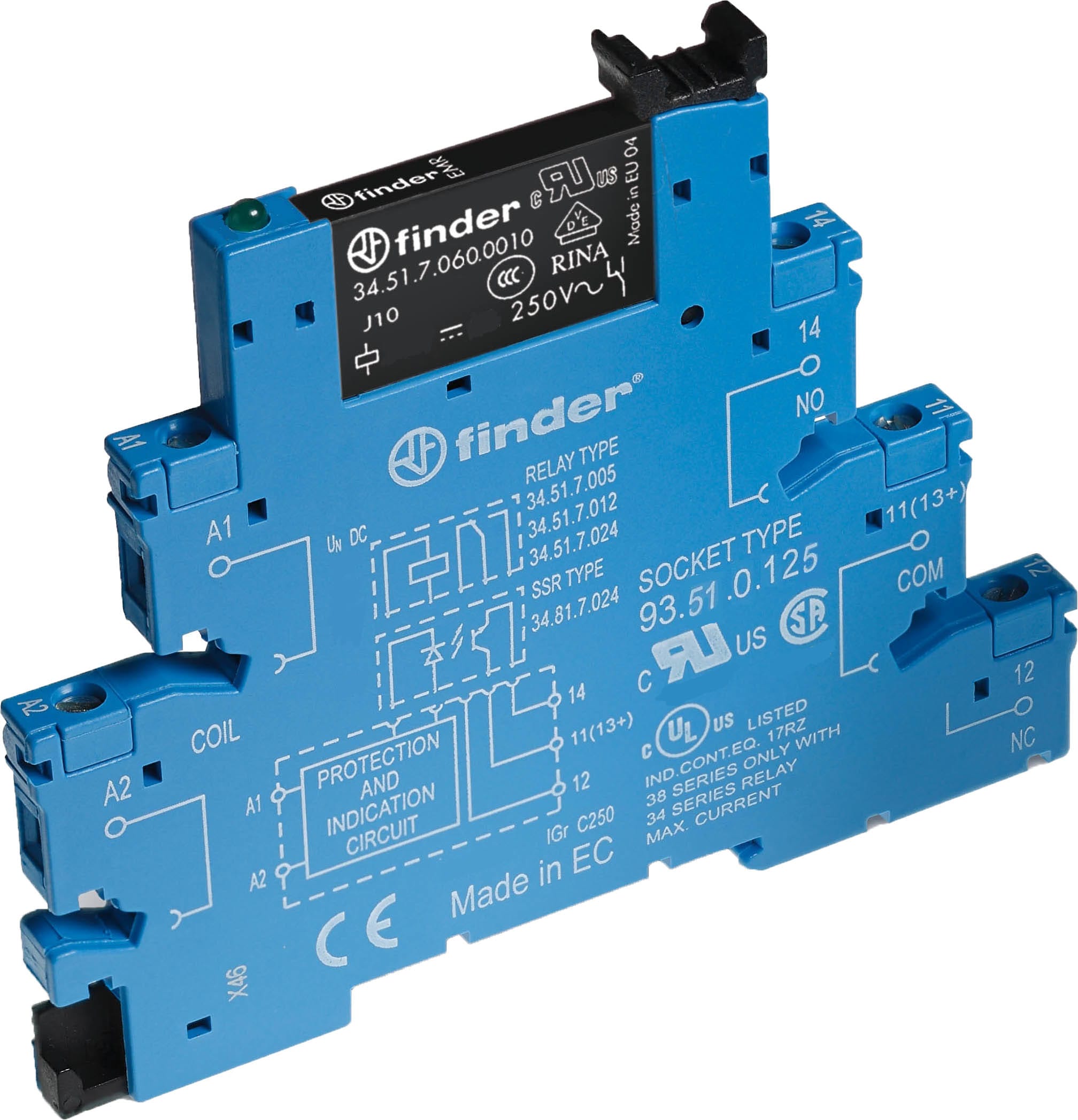 FINDER SPA - FIN386101254060 INTERFACCIA MODULARE EMR 1CO MORS.MOLLA