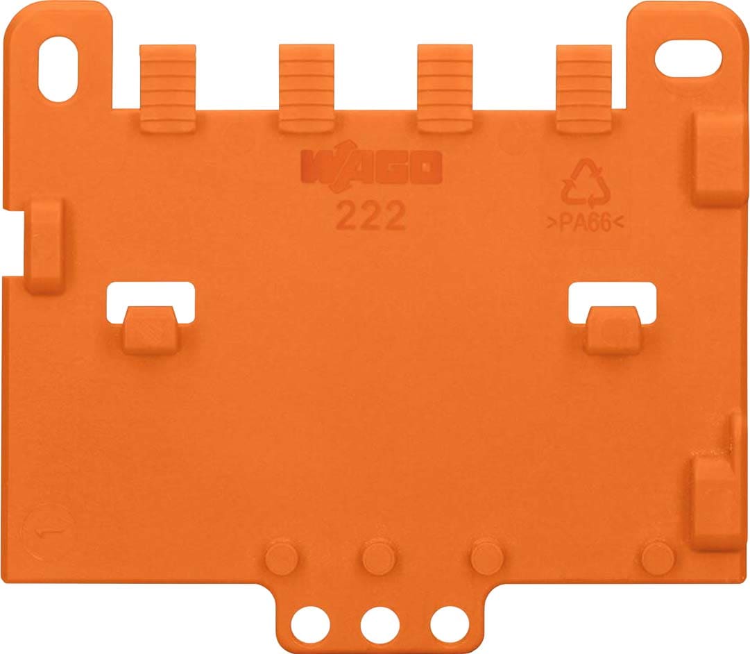 WAGO ITALIA SRL WAG222-505 PIASTRA ANTISTRAPPO PER SUPPORTO DI MONT
