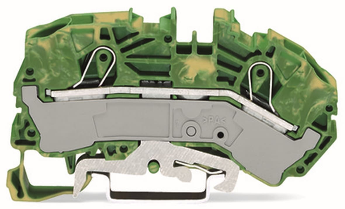 WAGO ITALIA SRL WAG2016-7607 MORSETTO DI TERRA PER 2 CONDUTTORI VERDE