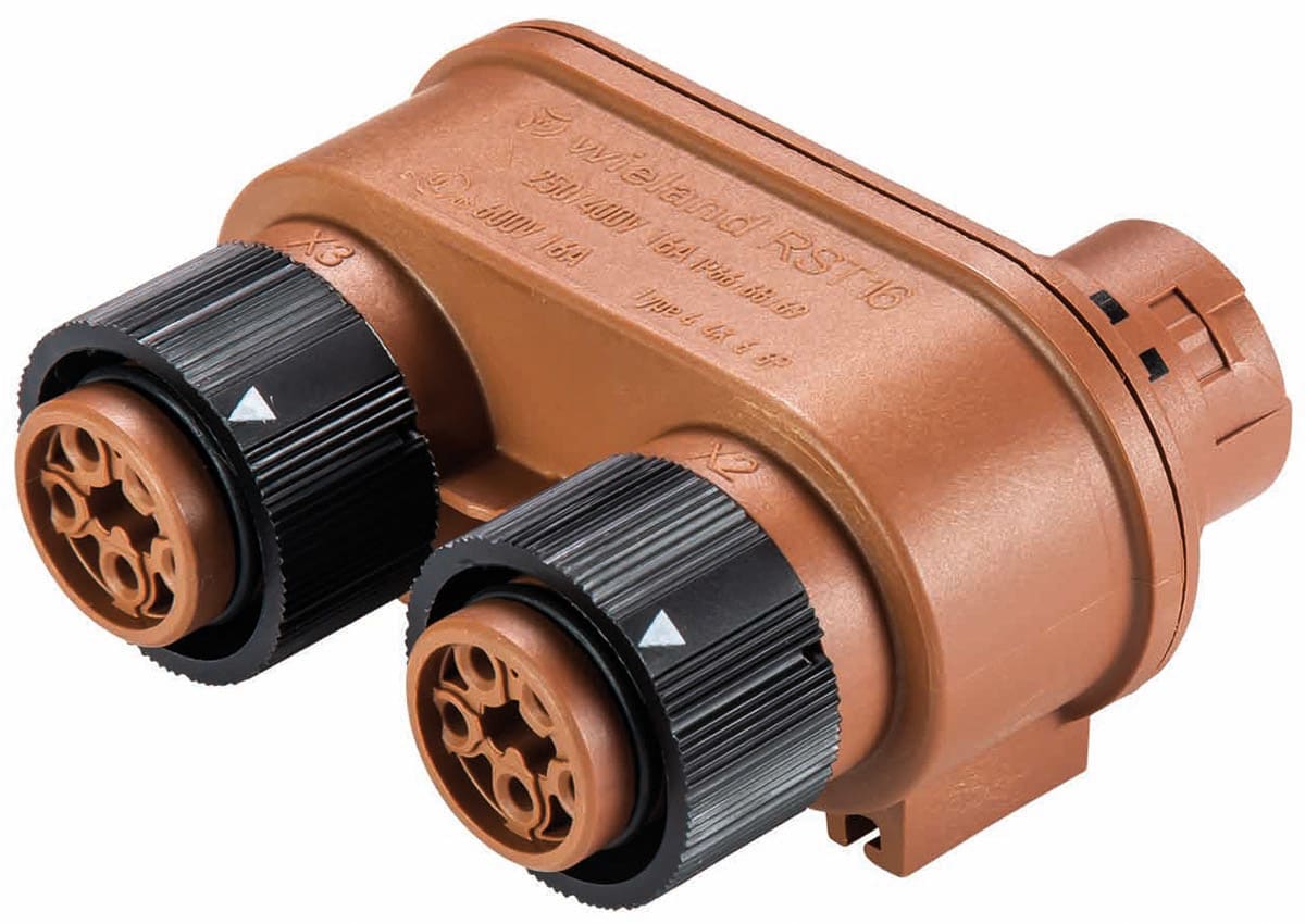 WIELAND ELECTRIC SRL WIE46.050.1250.4 DISTRIBUTORE RST16I5V 2P1 TGVGL BR