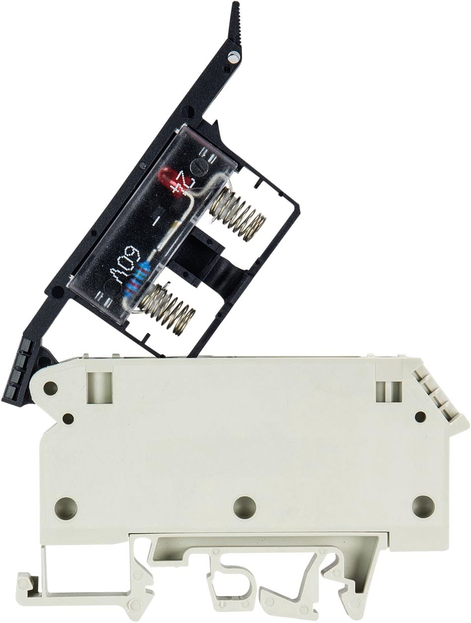 WIELAND ELECTRIC SRL - WIE57.904.6655.0 FUSE TERMINAL WK4/THSI6,3 LED 60U/V0