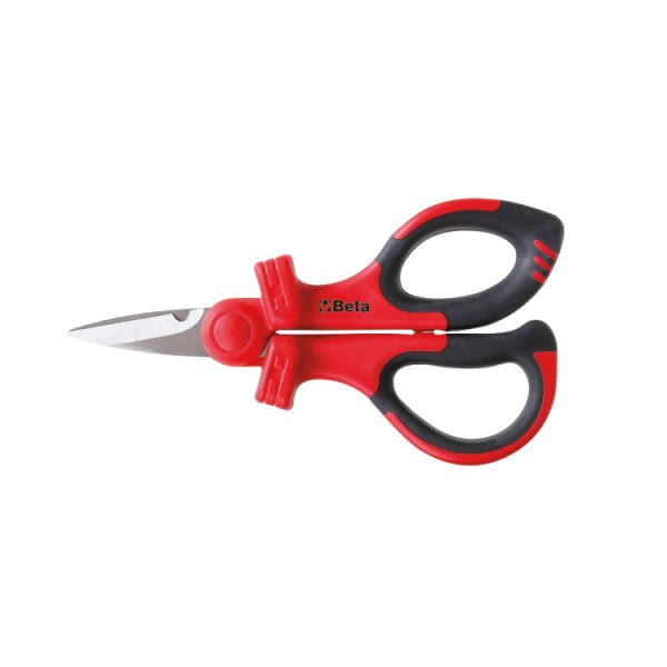 BM SPA - BMM011280101 Forbici per elettricisti lame in acciaio inossidabile con microdentatura