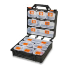 BM SPA - BMM020800000 Valigia organizer con 12 vaschette asportabili, vuota