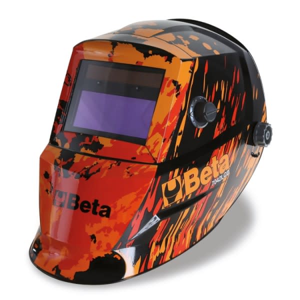 BM SPA - BMM070420001 Maschera LCD ad oscuramento automatico per saldatura ad elettrodo; MIG/MAG; TIG e plasma