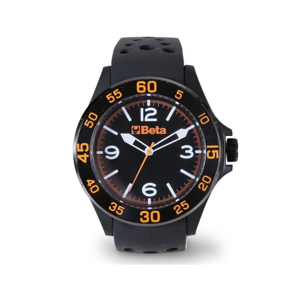 BM SPA - BMM095930150 Orologio analogico, cassa in plastica soft touch con ghiera in metallo, water resistant 3ATM, cinturino in silicone