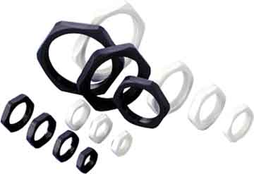 ABB SPA - ABBBMN-16 GHIERA IN NYLON PG16 PA6 BK