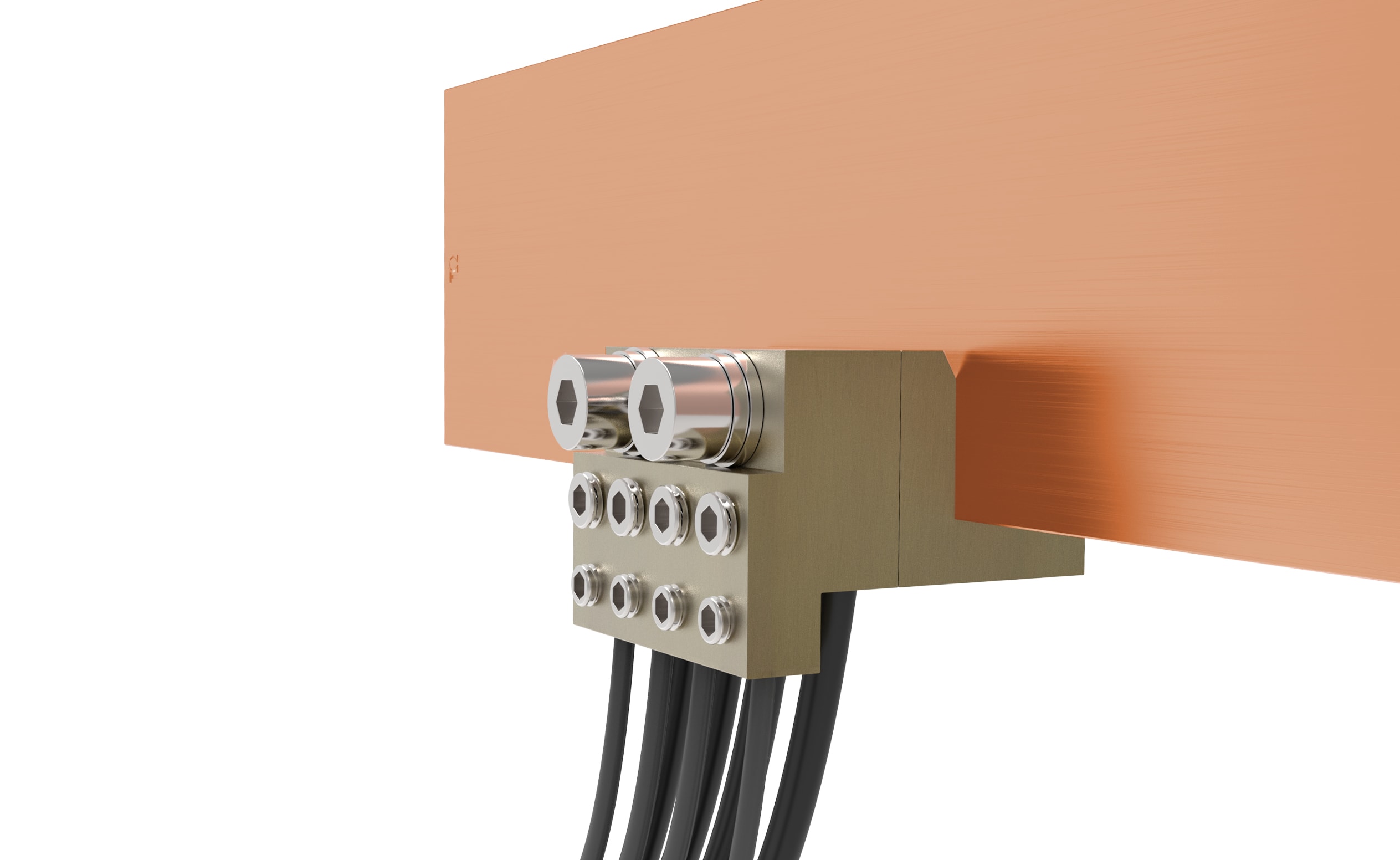 TEKNOMEGA SRL TKGBOC1005 RIPARTITORE OTTONE 8 OUT +CONN.BARRA SP5