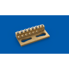 TEKNOMEGA SRL TKGBOC3000 RIPARTITORE UNIVERSALE IN OTTONE 8 OUT