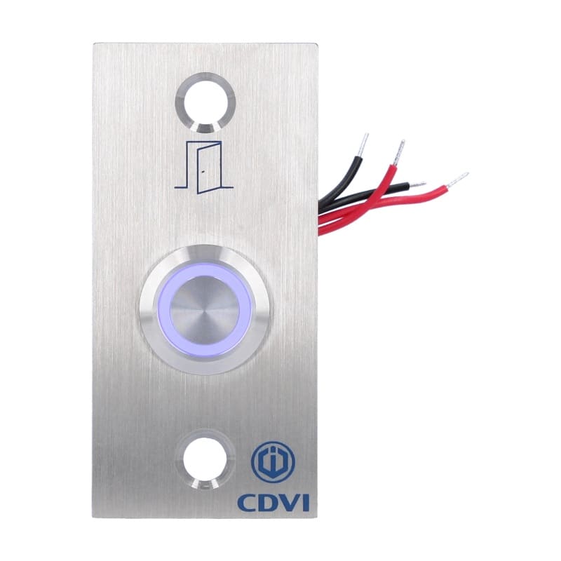 CDVI ITALIA SRL CDVBPNONFE PULSANTE IN ACCIAIO NA/NC ILLUM.+ FRONTA
