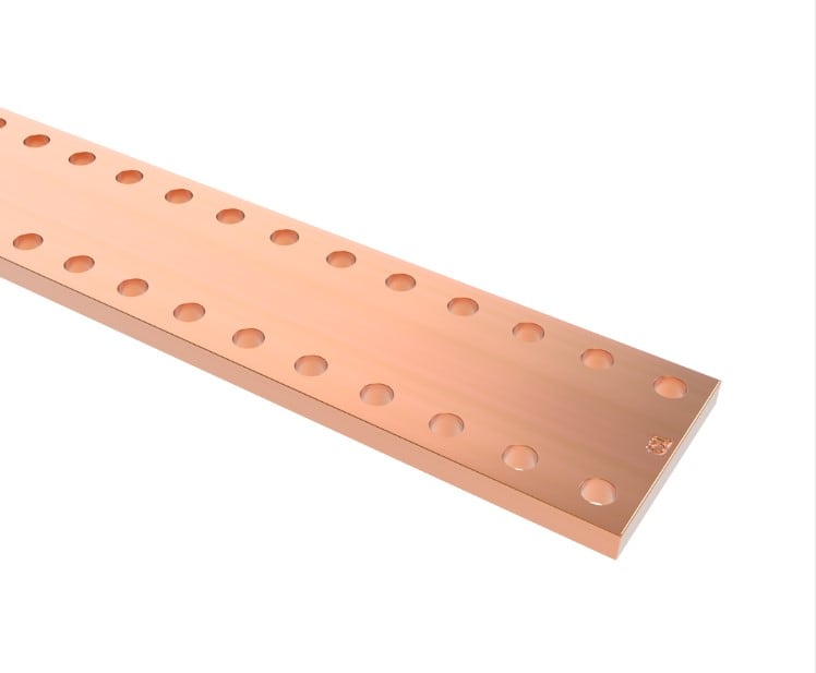 TEKNOMEGA SRL - TKGBRP1010 BARRA RAME 63X5 L1750 FORATA D10,5MM P25