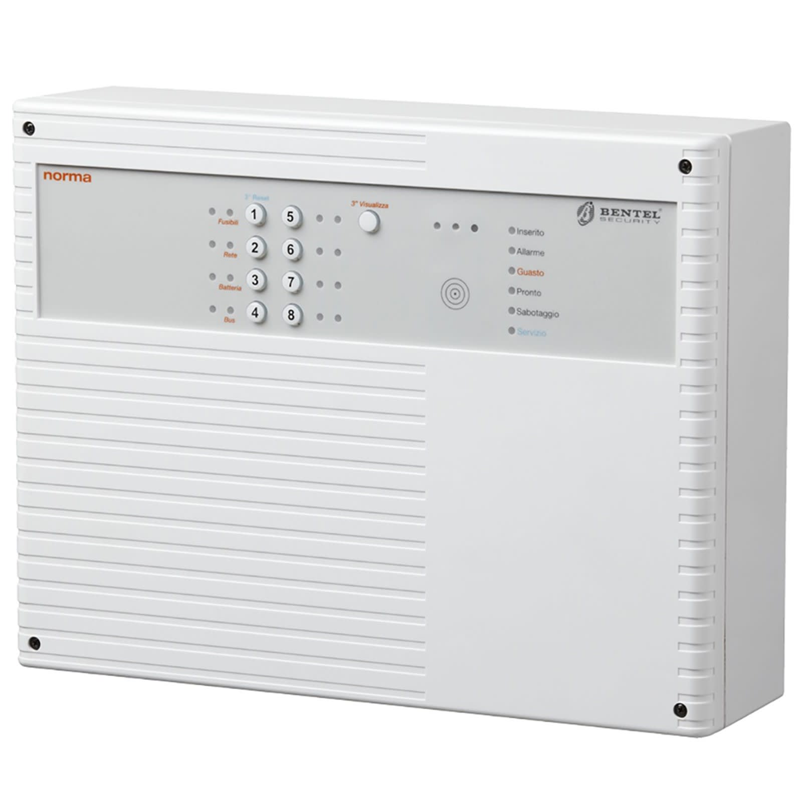 BENTEL SECURITY SR - BSYNORMA CENTRALE DI ALLARME 8 ZONE, CONTENITORE